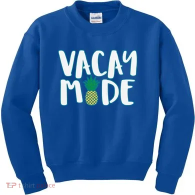 Vacay Mode Pineapple Kids Sweatshirt