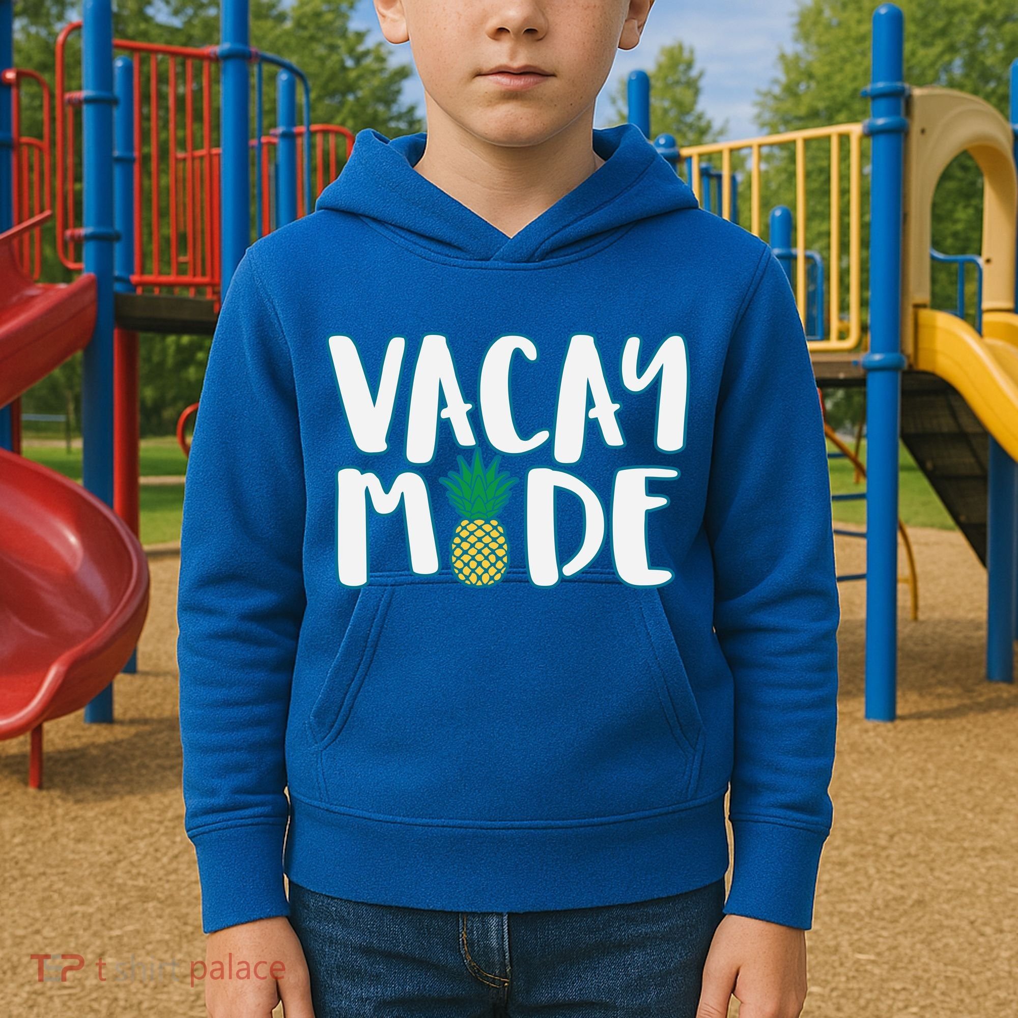 Vacay Mode Pineapple Kids Hoodie