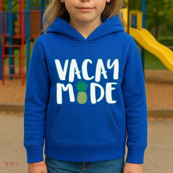 Vacay Mode Pineapple Kids Hoodie