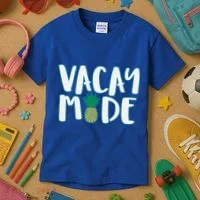Vacay Mode Pineapple Kids T-Shirt thumb 3