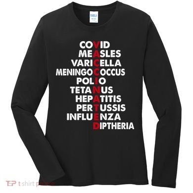 Vaccinated Women's Long Sleeve Shirt