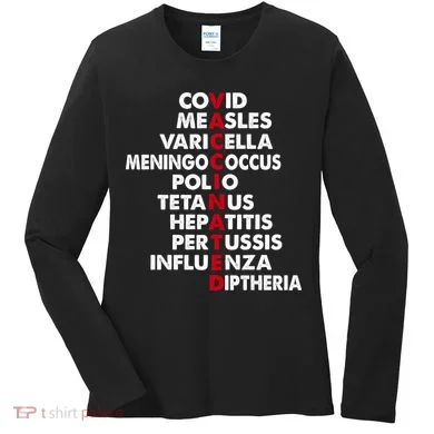 Vaccinated Women's Long Sleeve Shirt