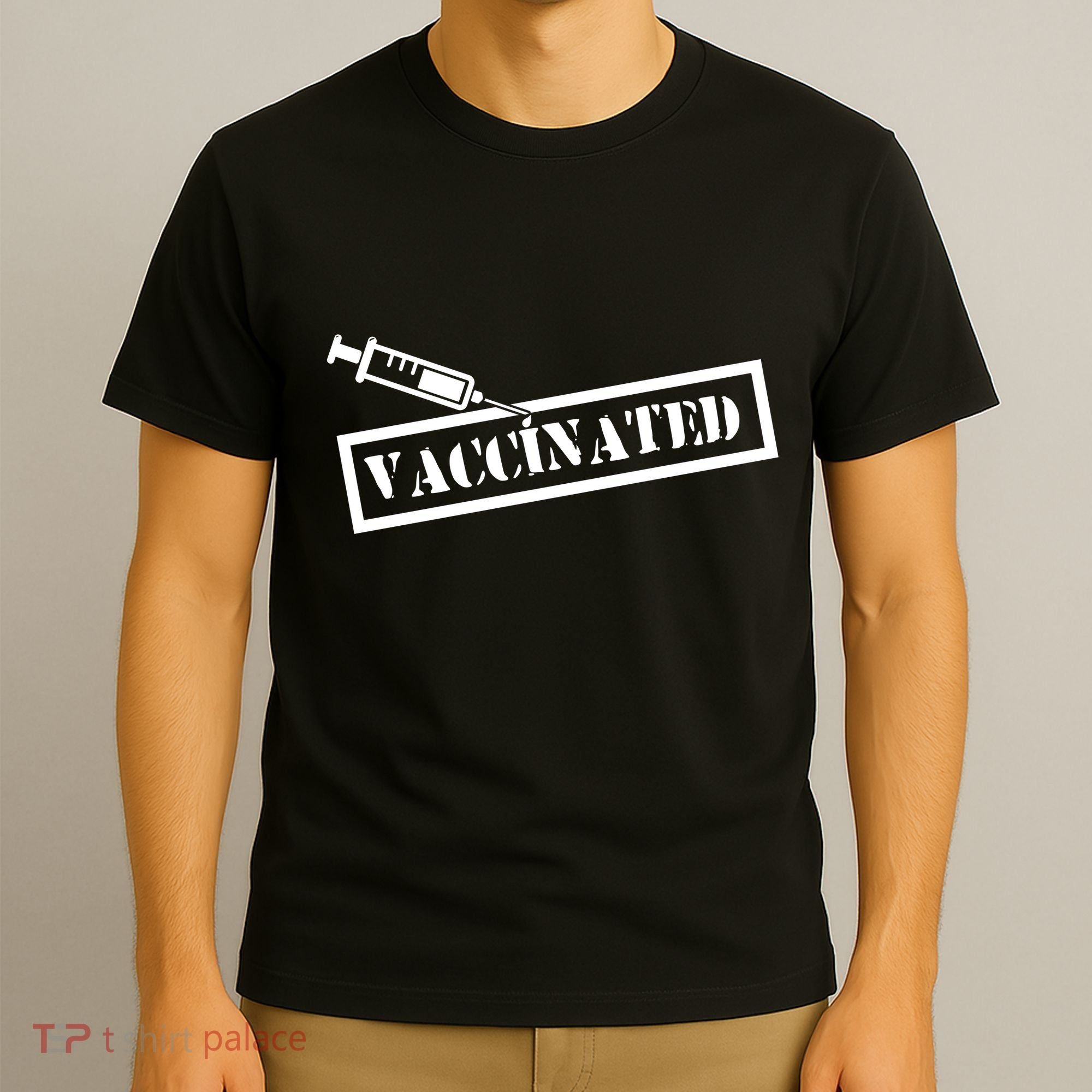Vaccinated Label T-Shirt