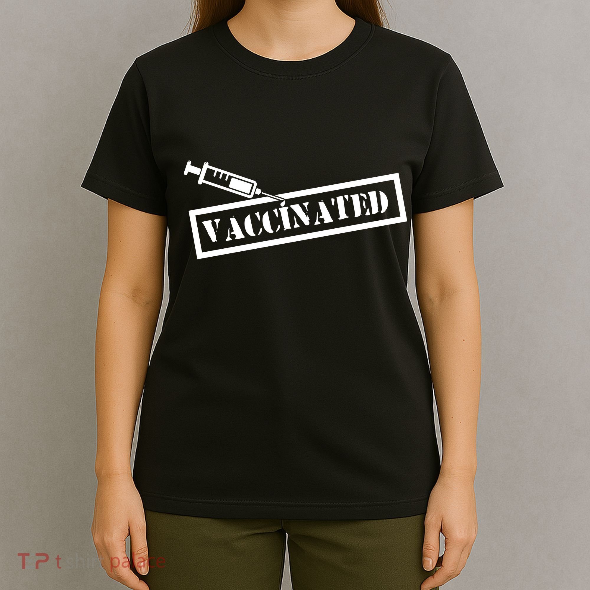 Vaccinated Label T-Shirt