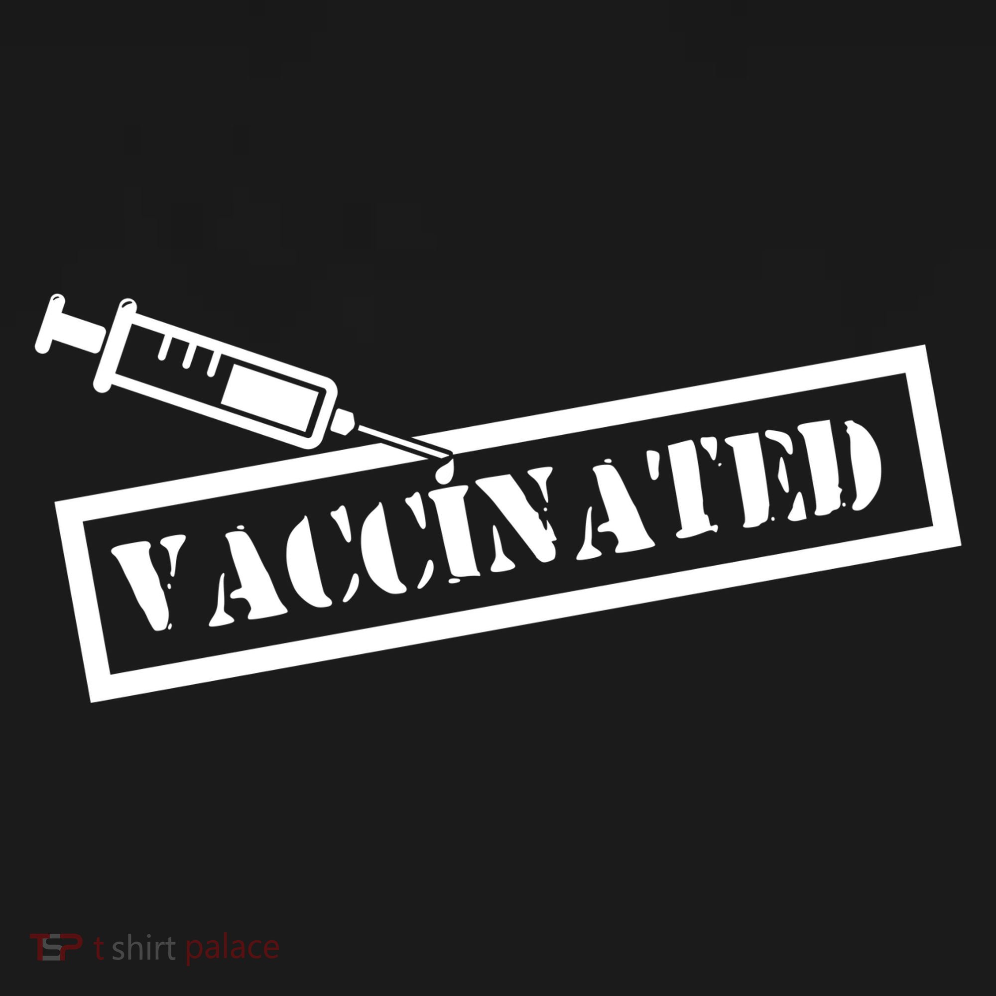Vaccinated Label Button