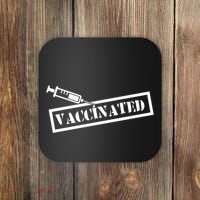 Vaccinated Label Coaster thumb 0