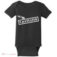 Vaccinated Label Baby Bodysuit thumb 0