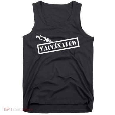 Vaccinated Label Tank Top