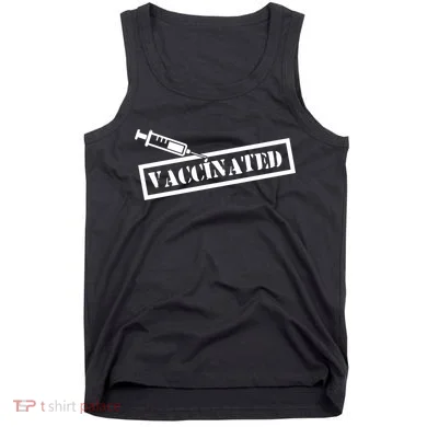 Vaccinated Label Tank Top