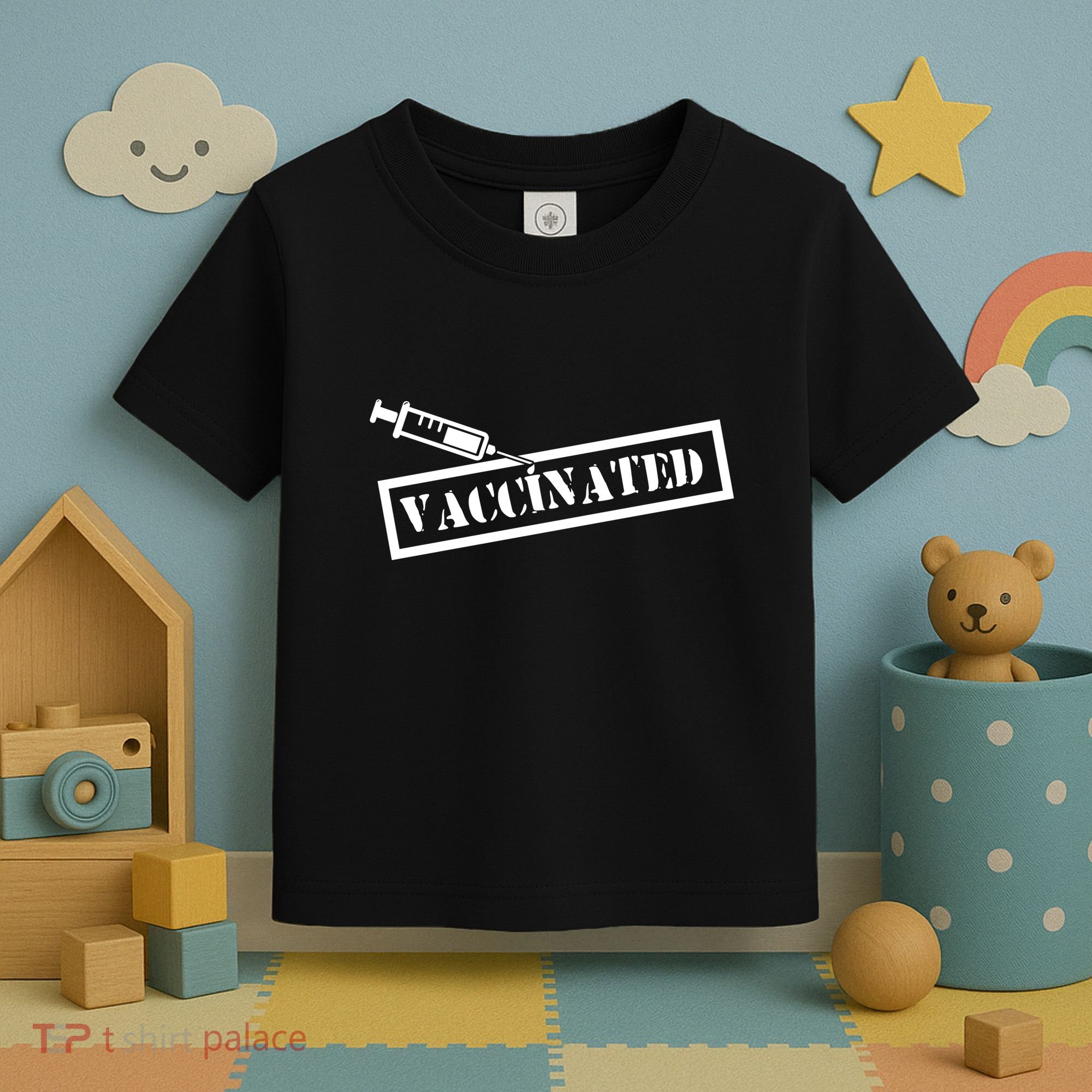 Vaccinated Label Toddler T-Shirt