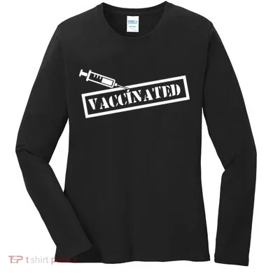 Vaccinated Label Women's Long Sleeve Shirt