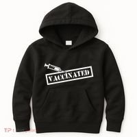 Vaccinated Label Kids Hoodie thumb 0