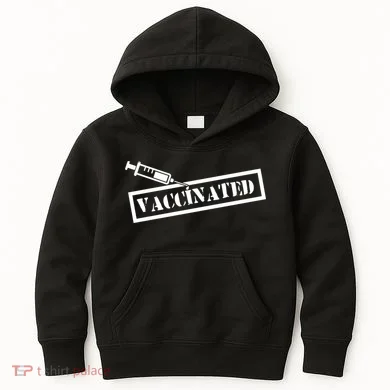 Vaccinated Label Kids Hoodie