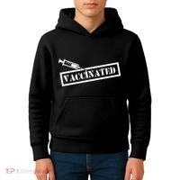 Vaccinated Label Kids Hoodie thumb 4