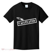 Vaccinated Label Kids T-Shirt thumb 0