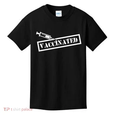Vaccinated Label Kids T-Shirt