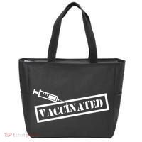 Vaccinated Label Tote Bag thumb 0