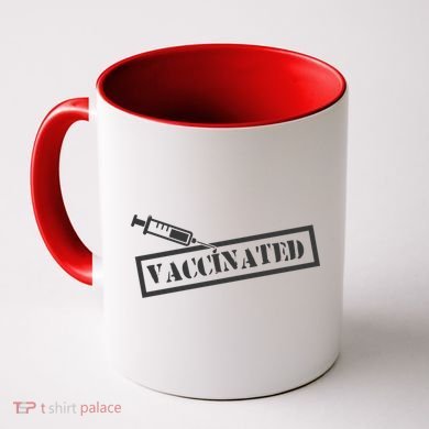 Vaccinated Label Coffee Mug