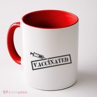 Vaccinated Label Coffee Mug thumb 0