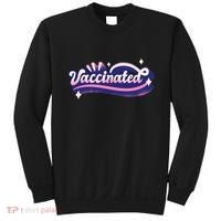 Vaccinated Sparkle Sweatshirt thumb 0