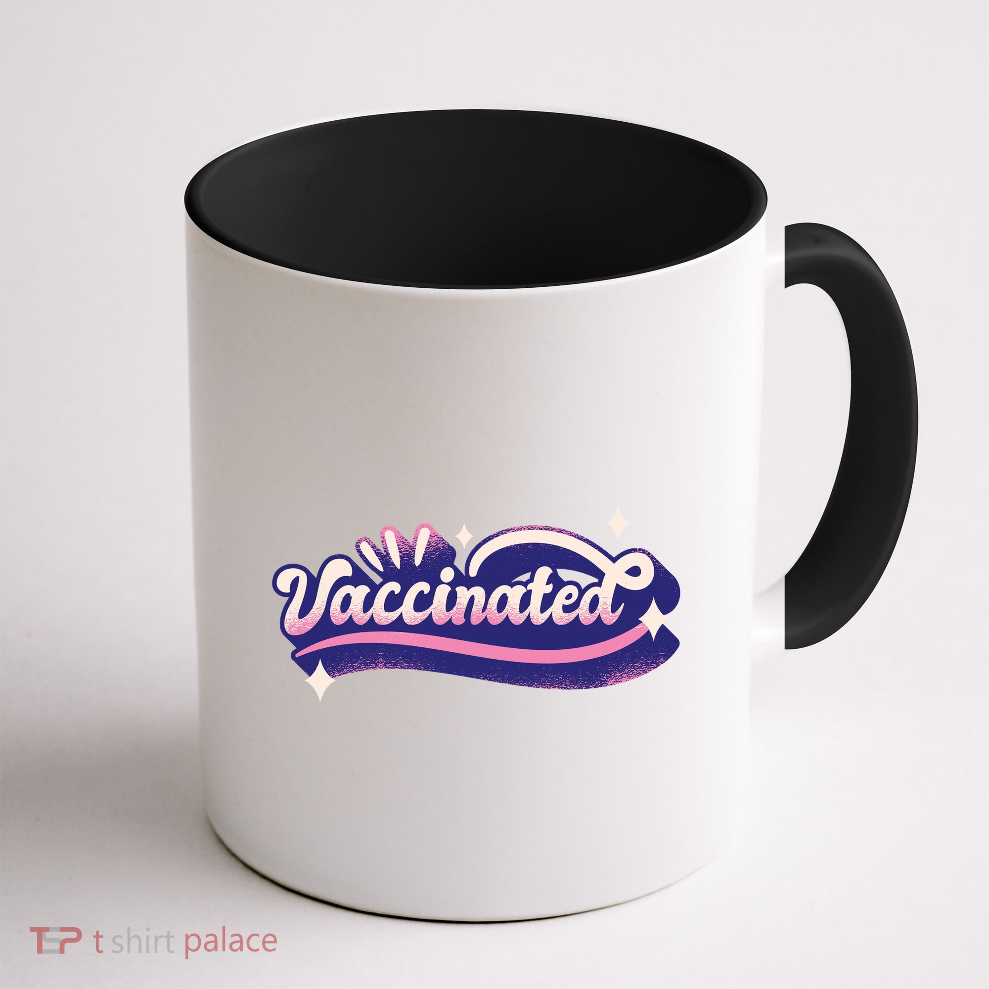 Vaccinated Sparkle Coffee Mug