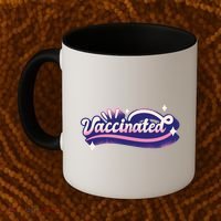Vaccinated Sparkle Coffee Mug thumb 2