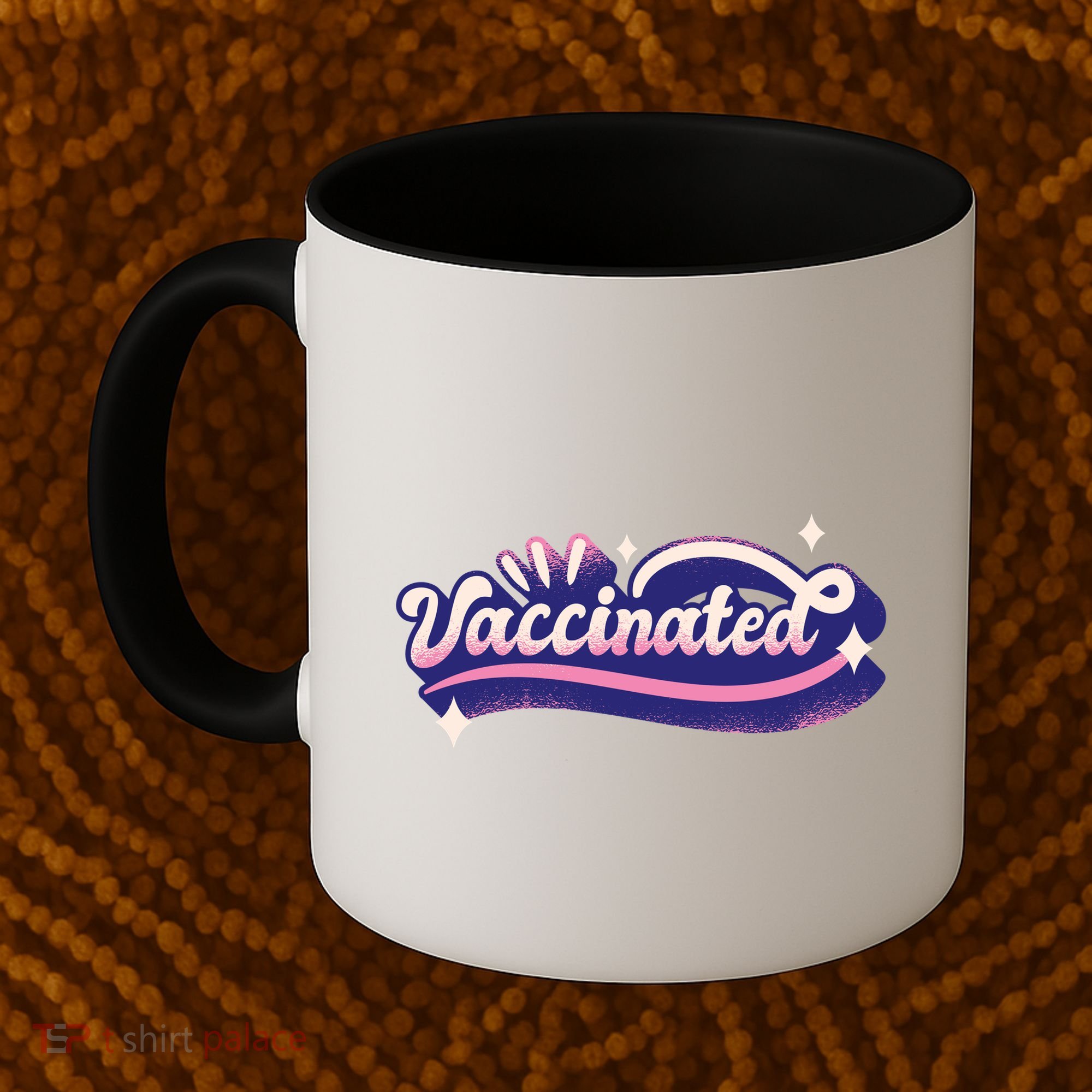 Vaccinated Sparkle Coffee Mug