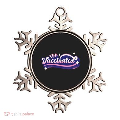 Vaccinated Sparkle Ornament