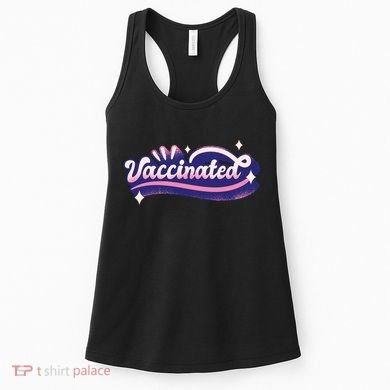 Vaccinated Sparkle Women's Tank Top