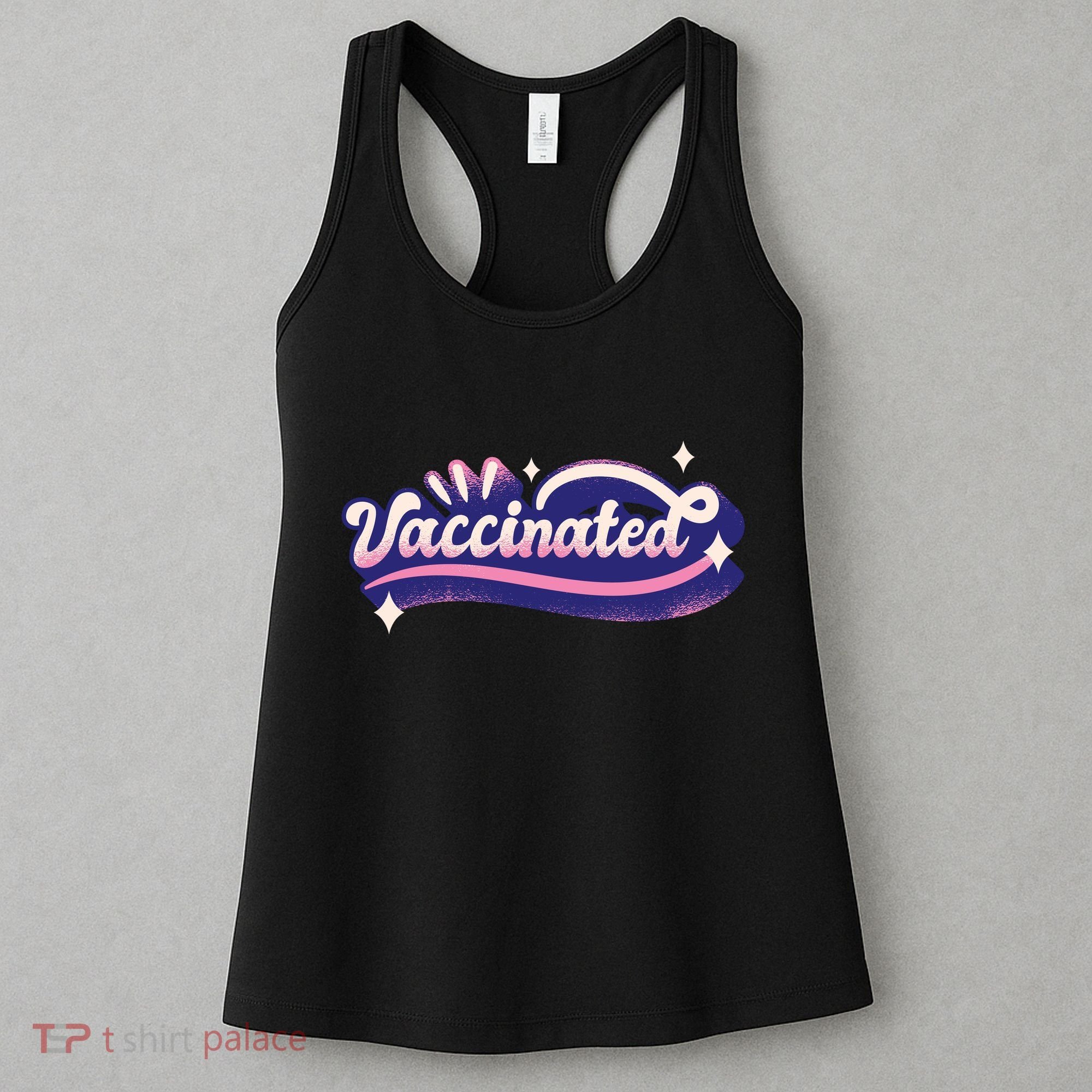 Vaccinated Sparkle Women's Tank Top