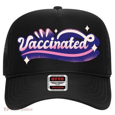 Vaccinated Sparkle Hat