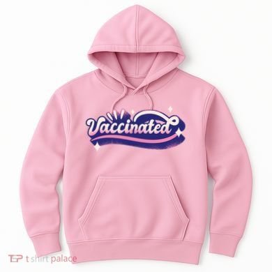 Vaccinated Sparkle Hoodie