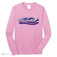 Vaccinated Sparkle Long Sleeve Shirt thumb 0