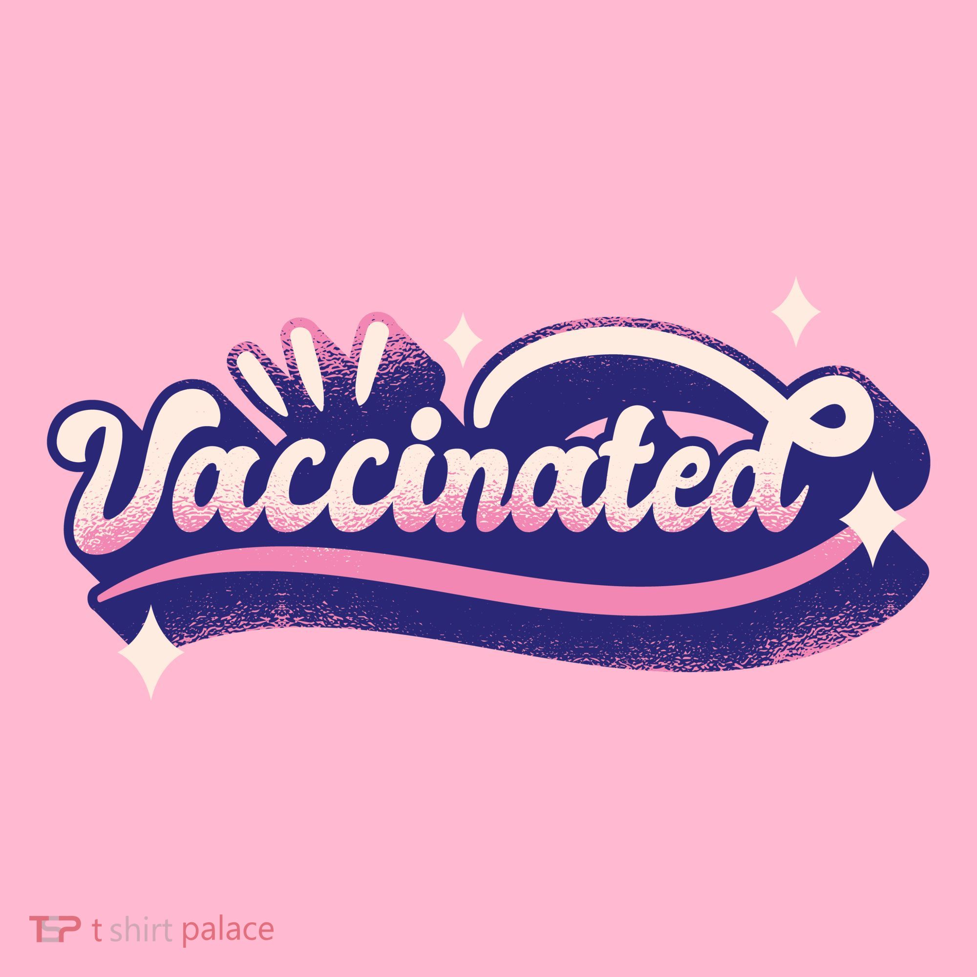 Vaccinated Sparkle Long Sleeve Shirt