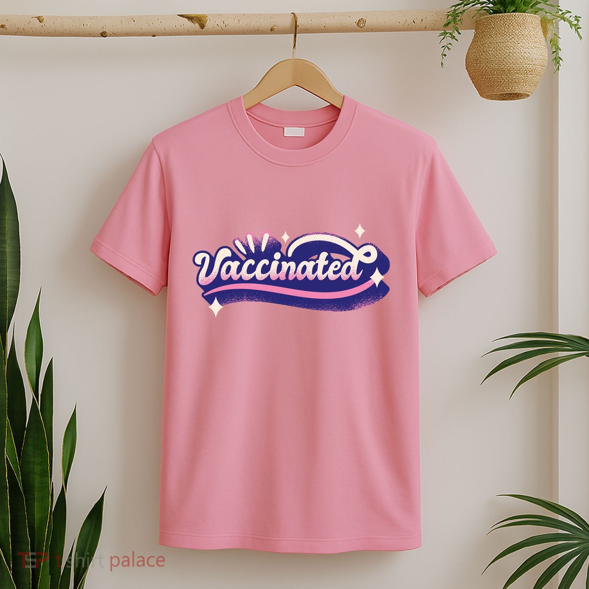 Vaccinated Sparkle T-Shirt