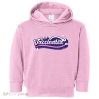 Vaccinated Sparkle Toddler Hoodie thumb 0