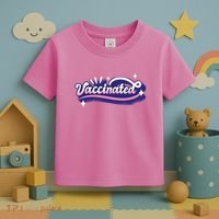 Vaccinated Sparkle Toddler T-Shirt thumb 3