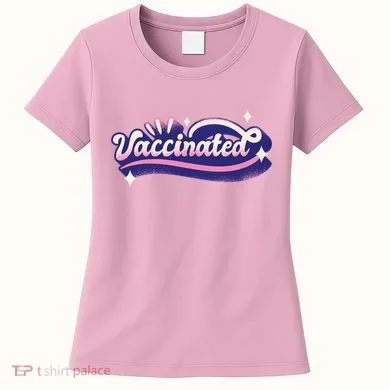 Vaccinated Sparkle Women's T-Shirt