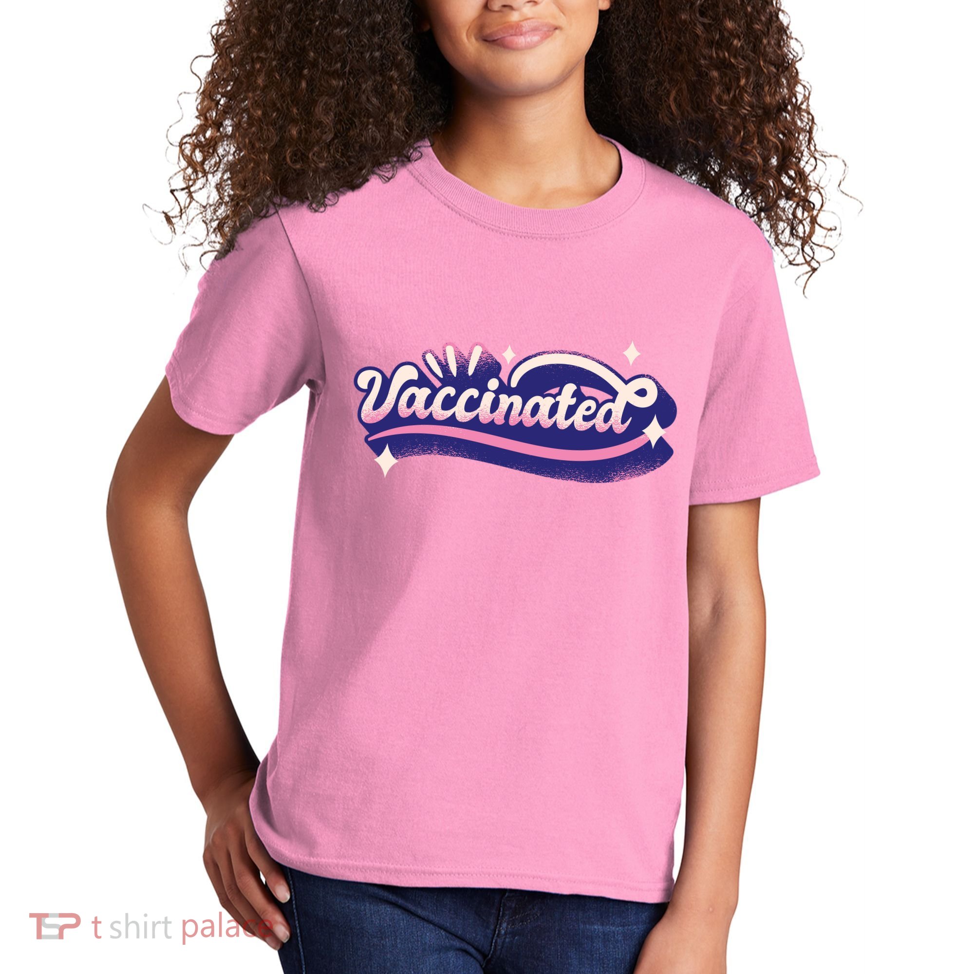 Vaccinated Sparkle Kids T-Shirt