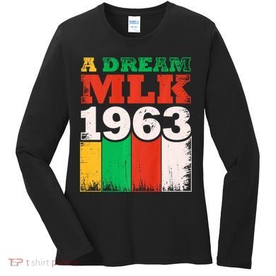 Vintage A Dream MLK Martin Luther King Jr. Women's Long Sleeve Shirt
