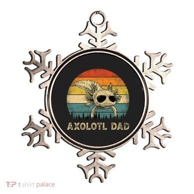 Vintage Axolotl Dad Axolotl Lovers Daddy Father's Day Ornament