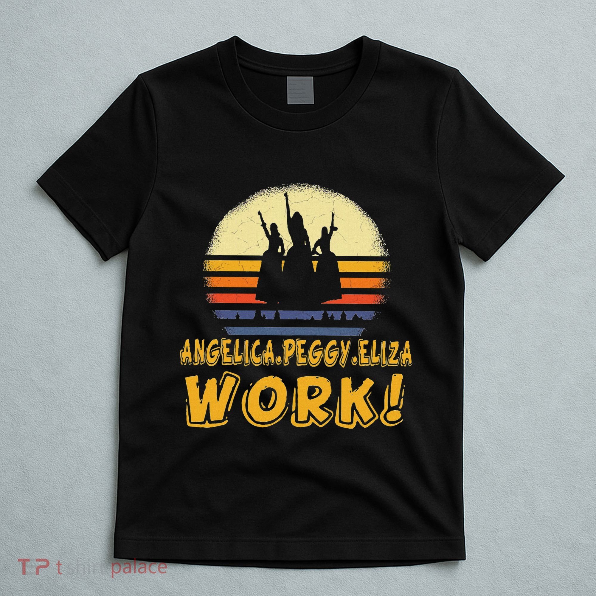 Vintage Angelica Eliza And Peggy Work Retro Style T-Shirt