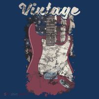 Vintage American Flag Guitar Player Guitarist Gift T-Shirt thumb 7
