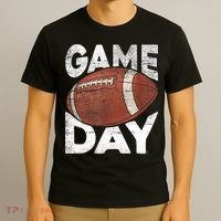 Vintage American Football Game Sports Lover TShirt T-Shirt thumb 3