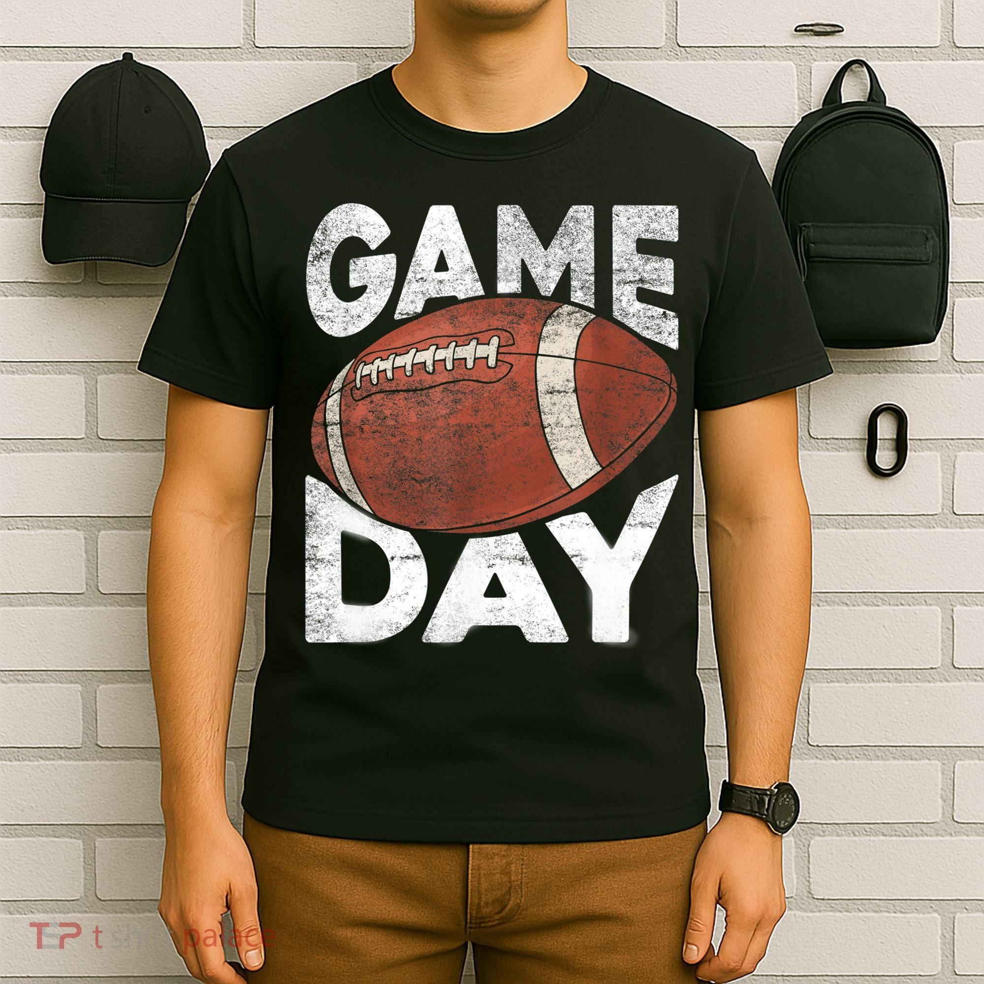 Vintage American Football Game Sports Lover TShirt T-Shirt