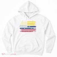 Venezuelan American Flag Venezuelan Roots Funny Hoodie thumb 0