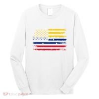 Venezuelan American Flag Venezuelan Roots Funny Long Sleeve Shirt thumb 0
