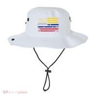 Venezuelan American Flag Venezuelan Roots Funny Bucket Hat thumb 0