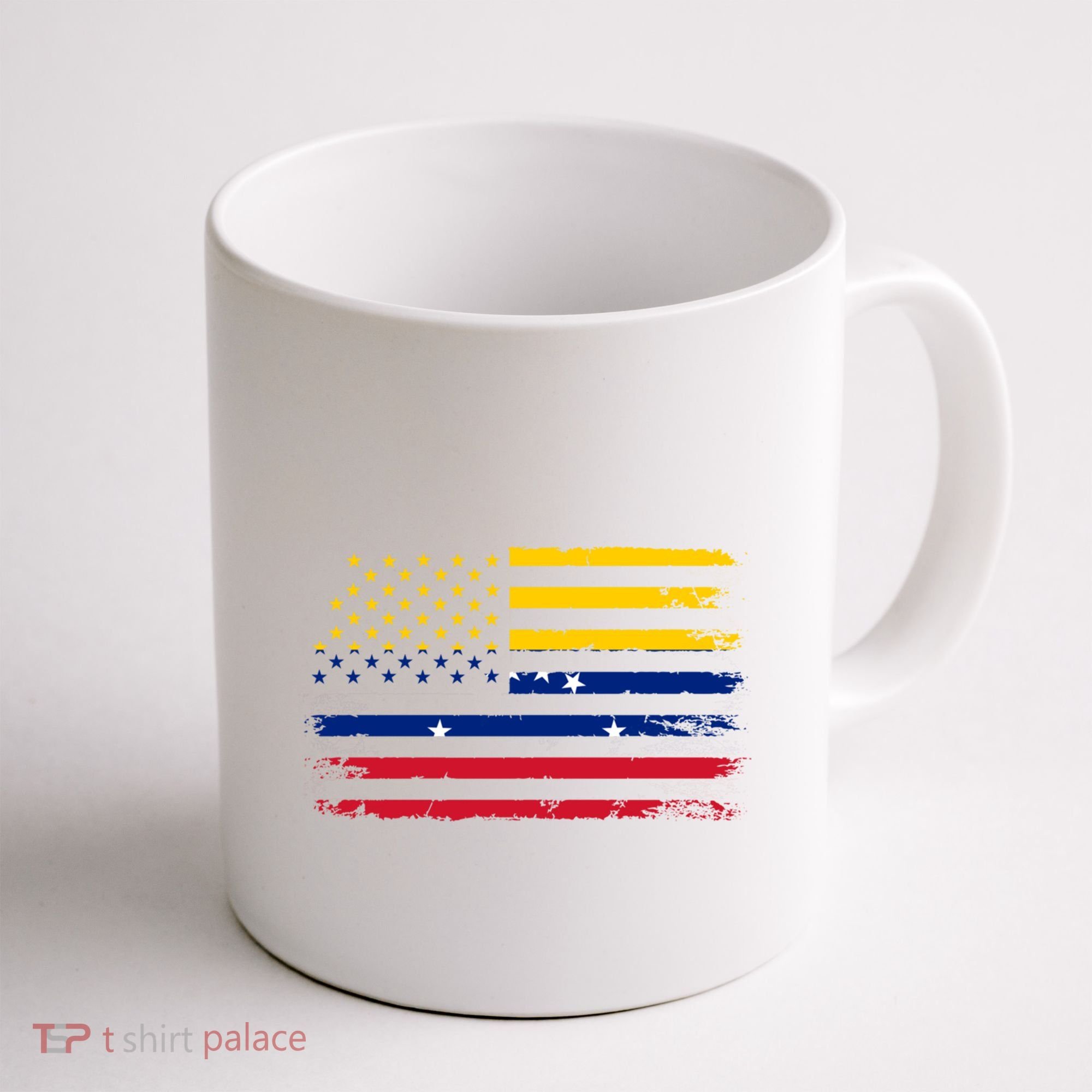 Venezuelan American Flag Venezuelan Roots Funny Coffee Mug