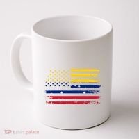 Venezuelan American Flag Venezuelan Roots Funny Coffee Mug thumb 0